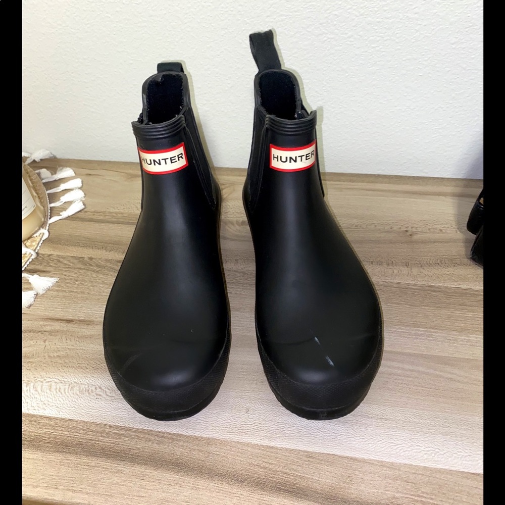 Hunter ankle rain boots